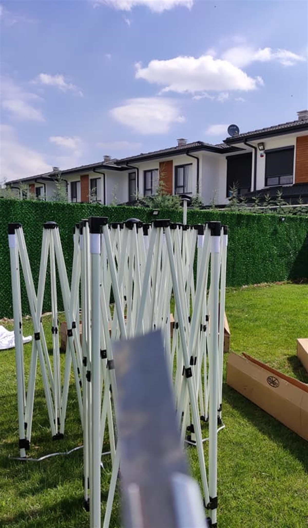 Portatif Pratik Çardak 3mX3m Krem 