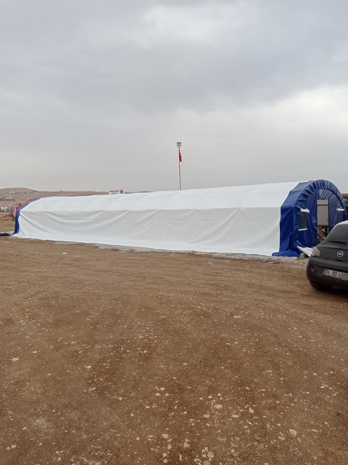 Şantiye Çadırı Depo Çadır  20mX5m