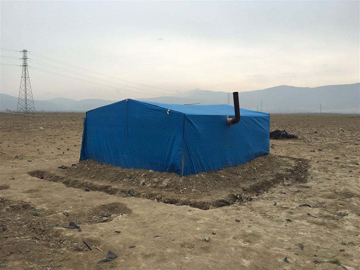 Tarım İşçi Çadırları Mevsimlik İşçi Çadırları 5m*3,5m