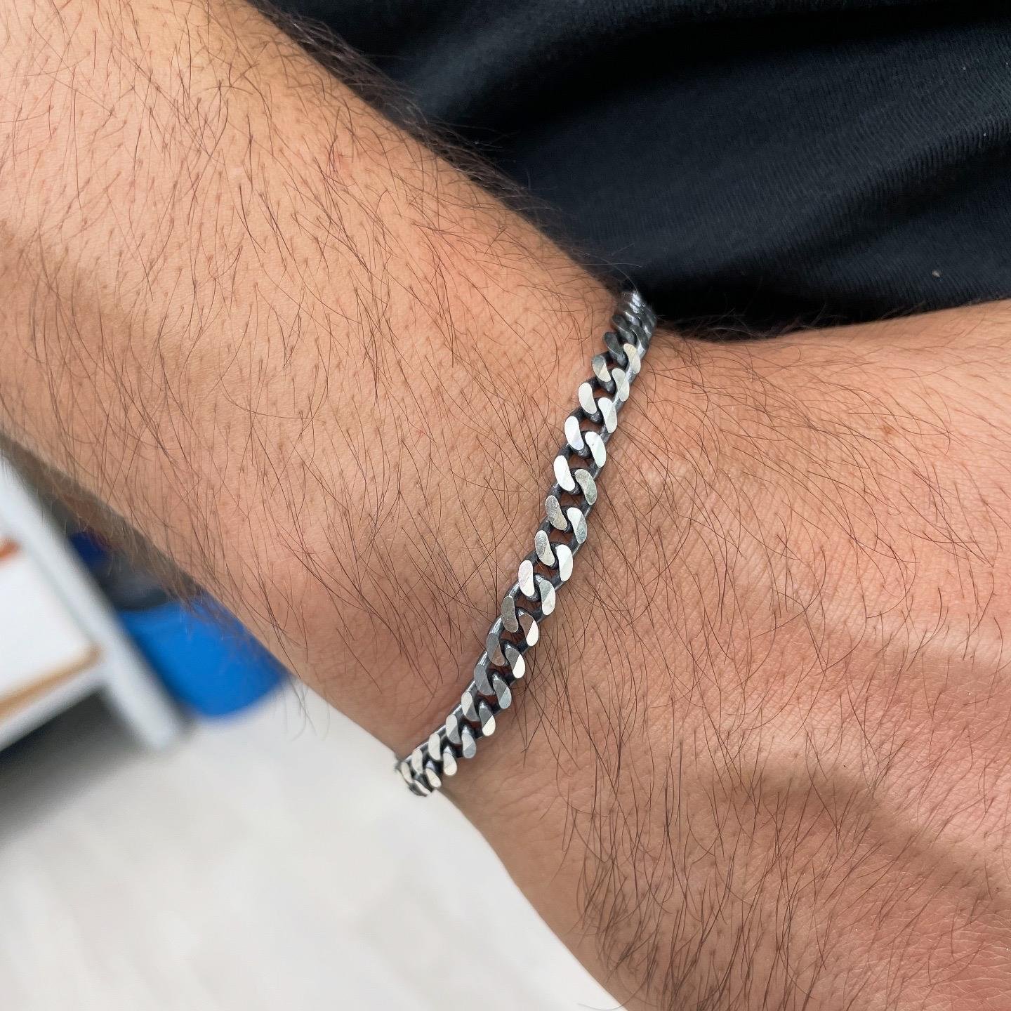 925 Ayar Gümüş Gurmet Erkek Bileklik 