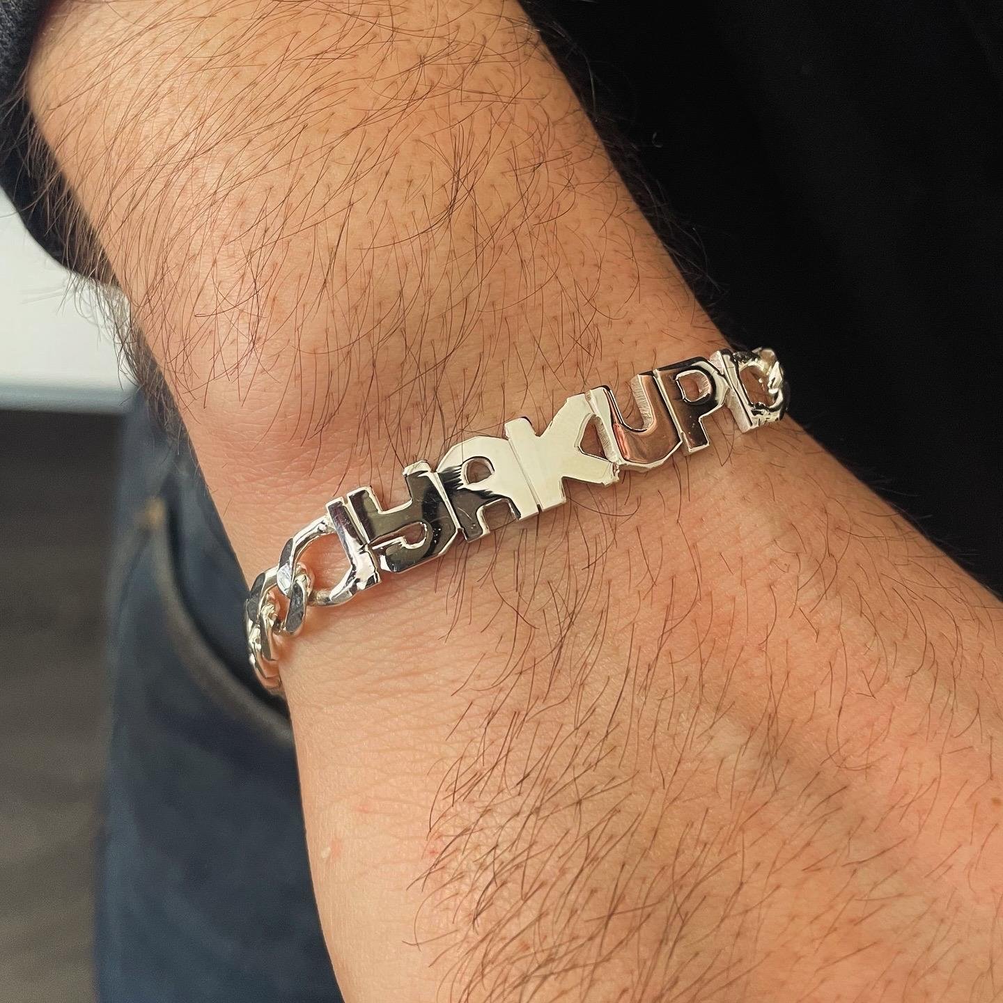 925 Ayar Gümüş İsimli Bileklik