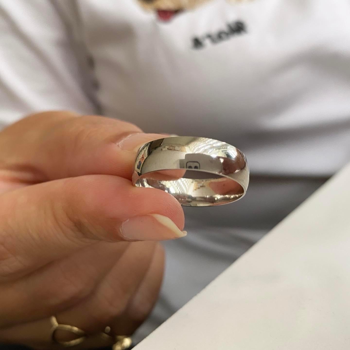 925 Ayar Gümüş Klasik Alyans 6mm