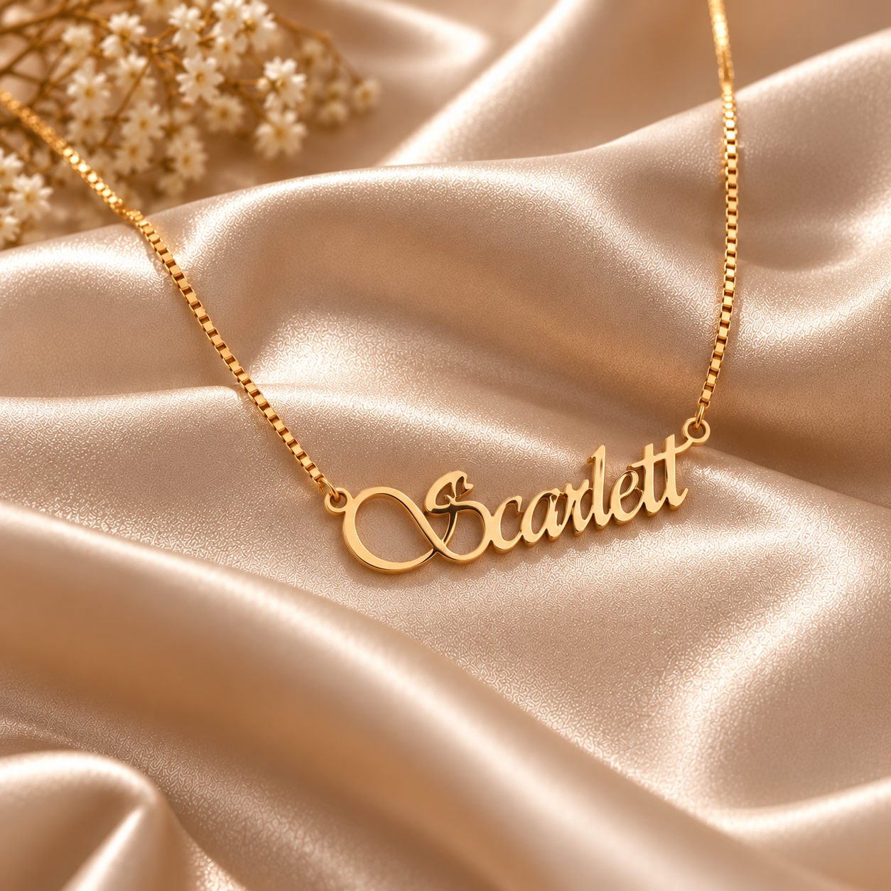 Gümüş Elyazısı İsimli Bayan Kolye