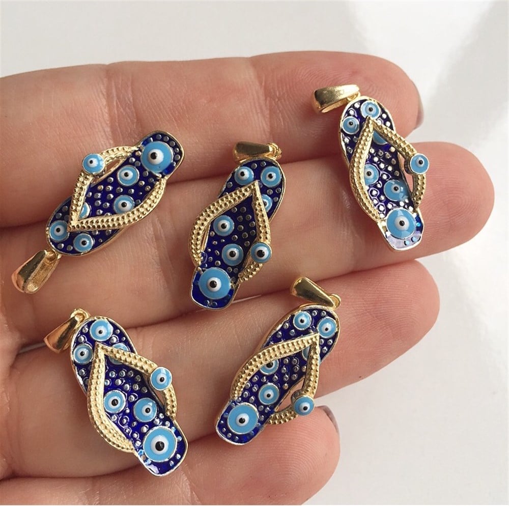 Gümüş Parmak Arası Terlik Kolye Uçları