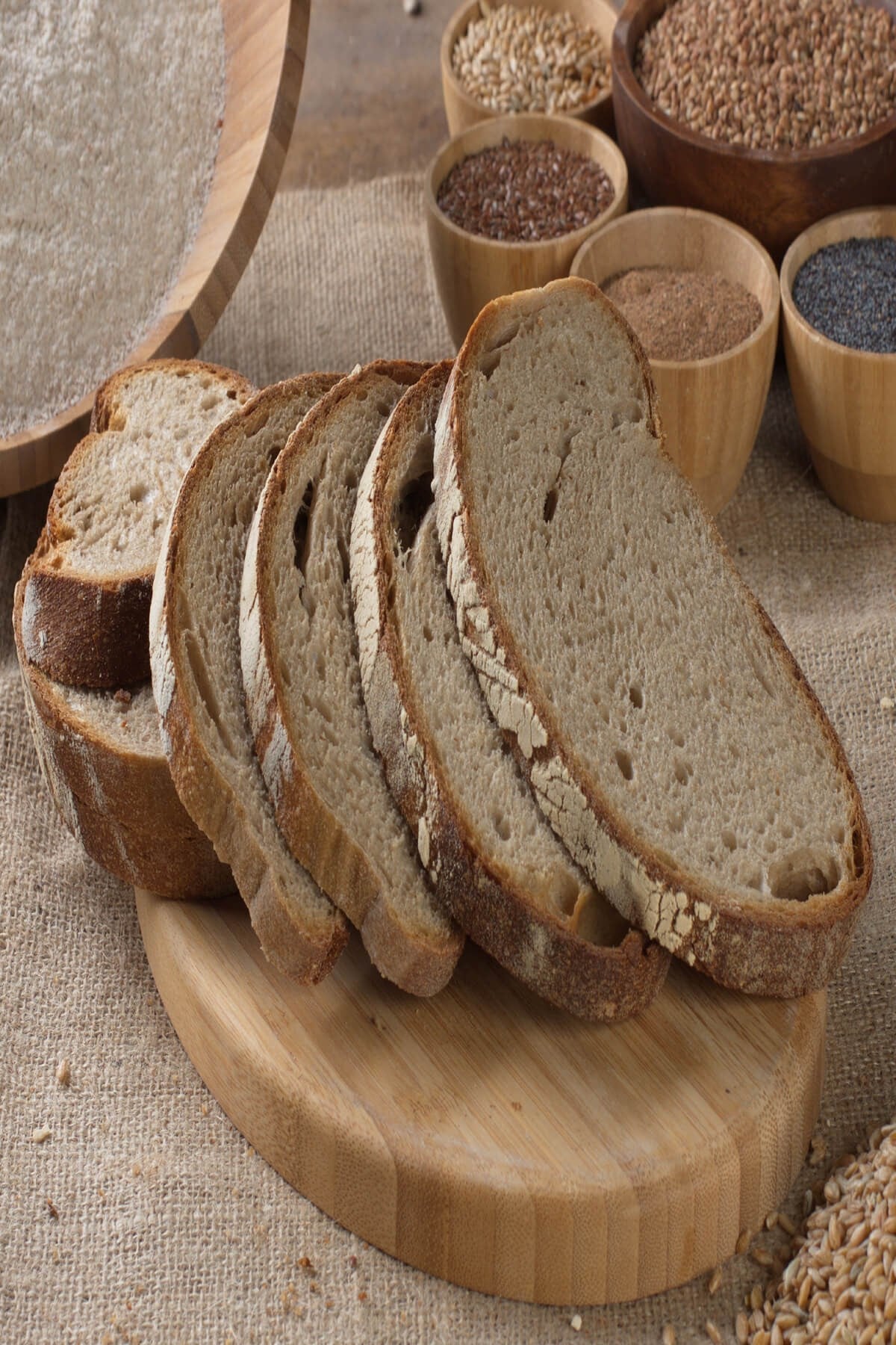 Ekşi Mayalı Taş Taban Köy Ekmeği (1 KG)-eksibasak