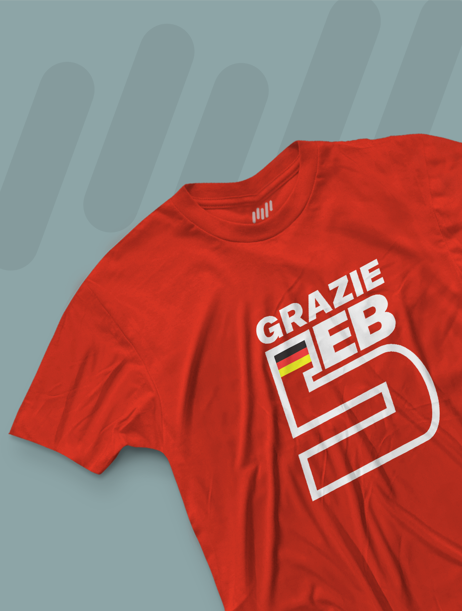  Grazie Sebastian Vettel T-shirt