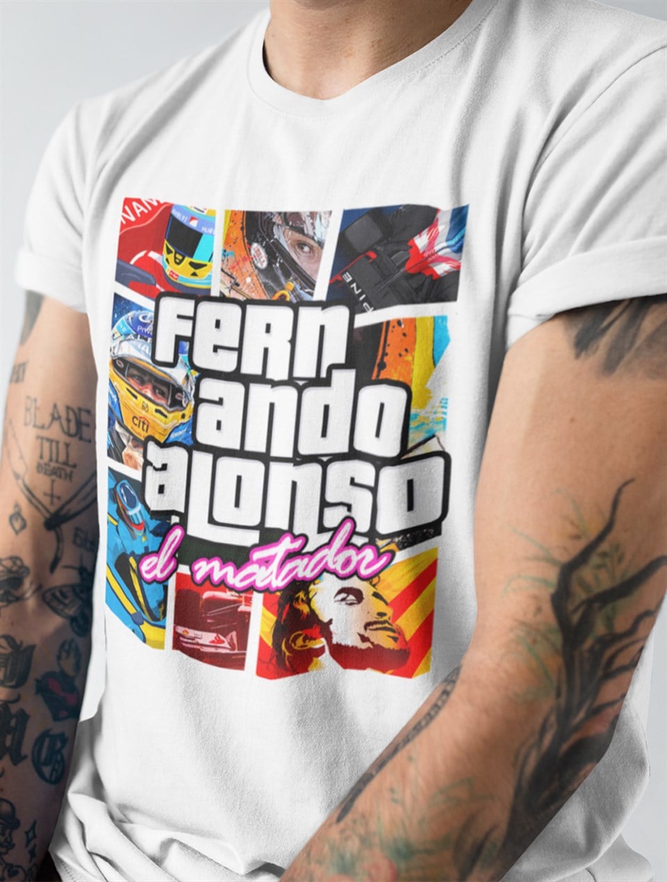 Alonso GTA Beyaz T-Shirt