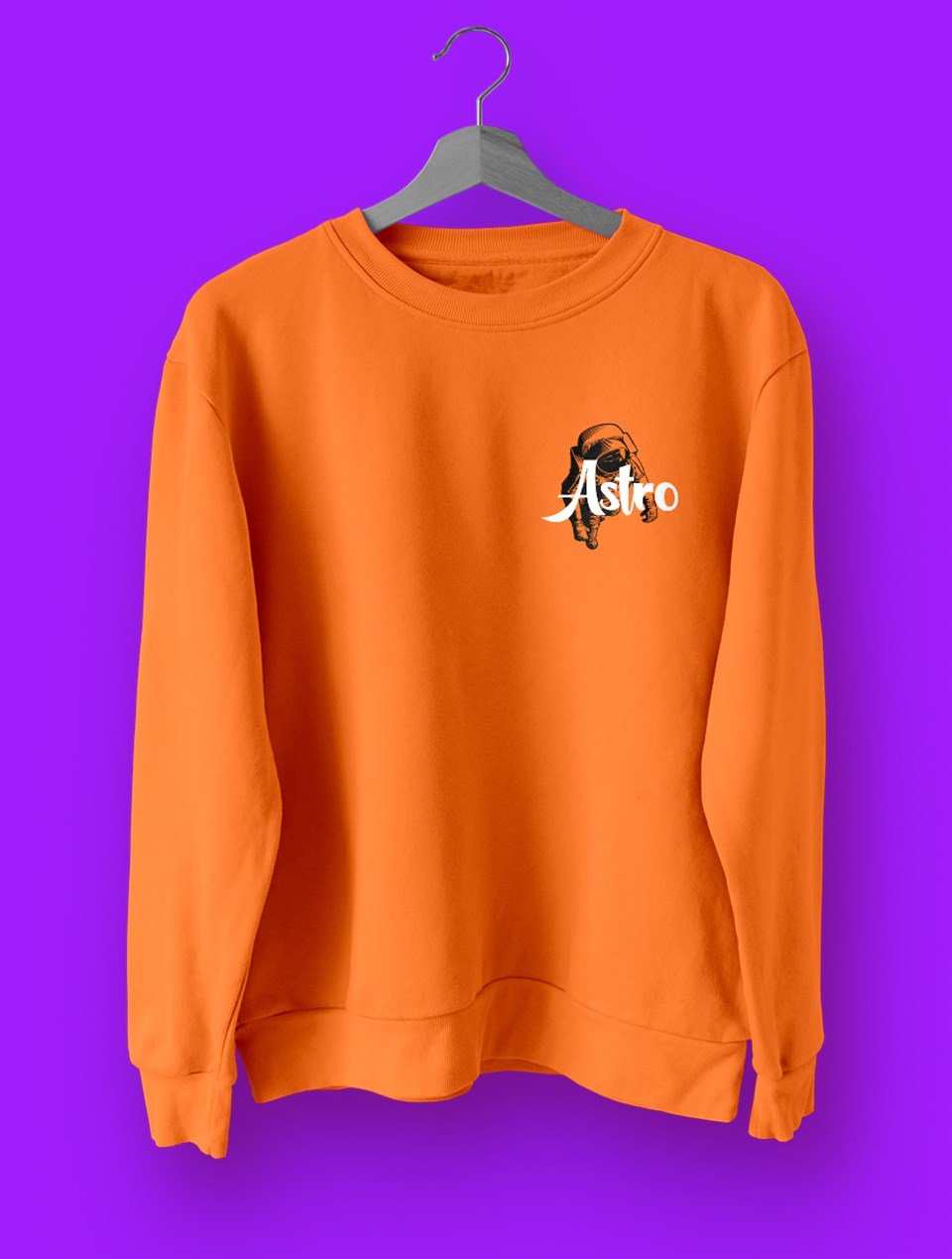 Astro Fashion Turuncu Sweat Mock Up