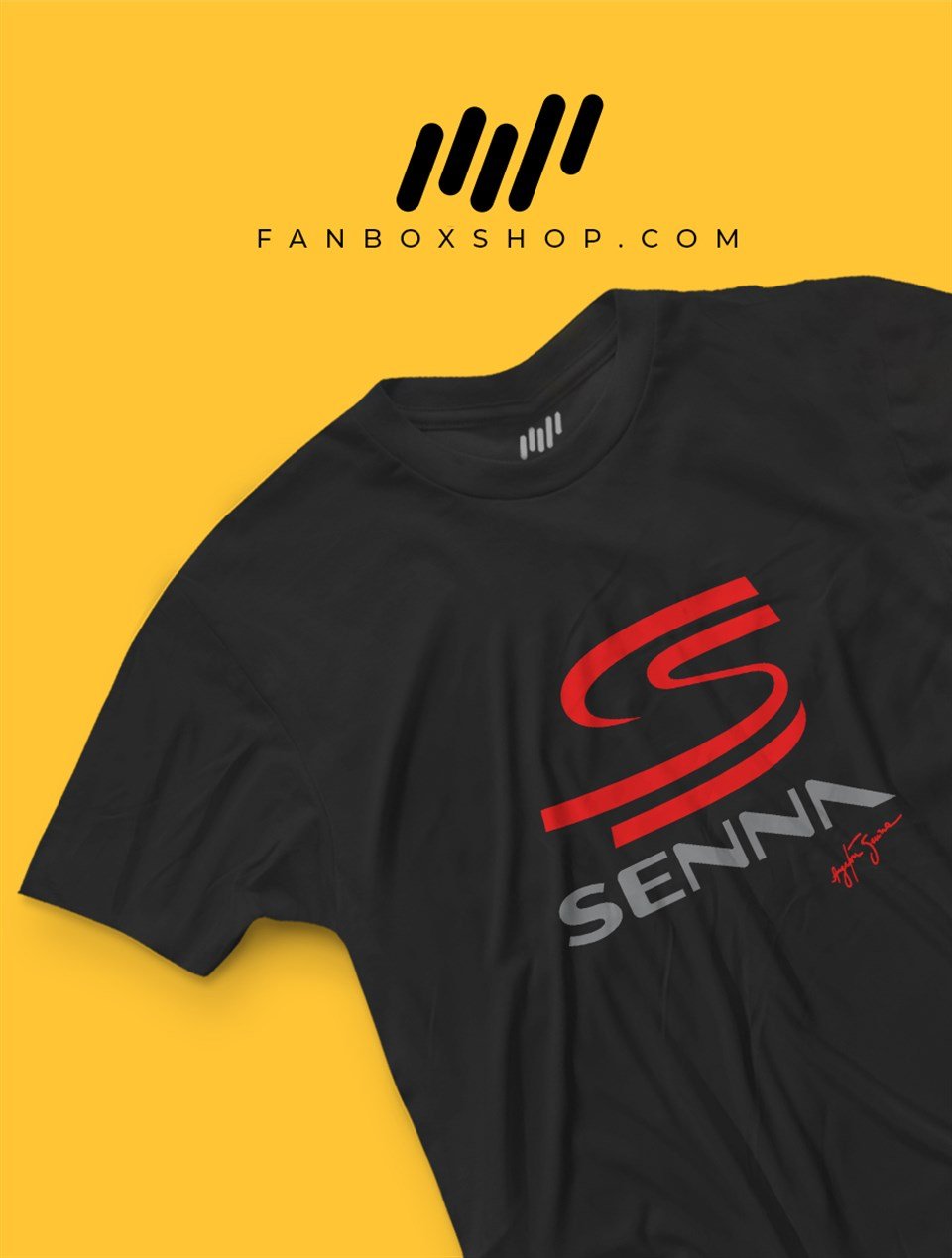 Ayrton Senna İmzalı Senna Logolu T-Shirt
