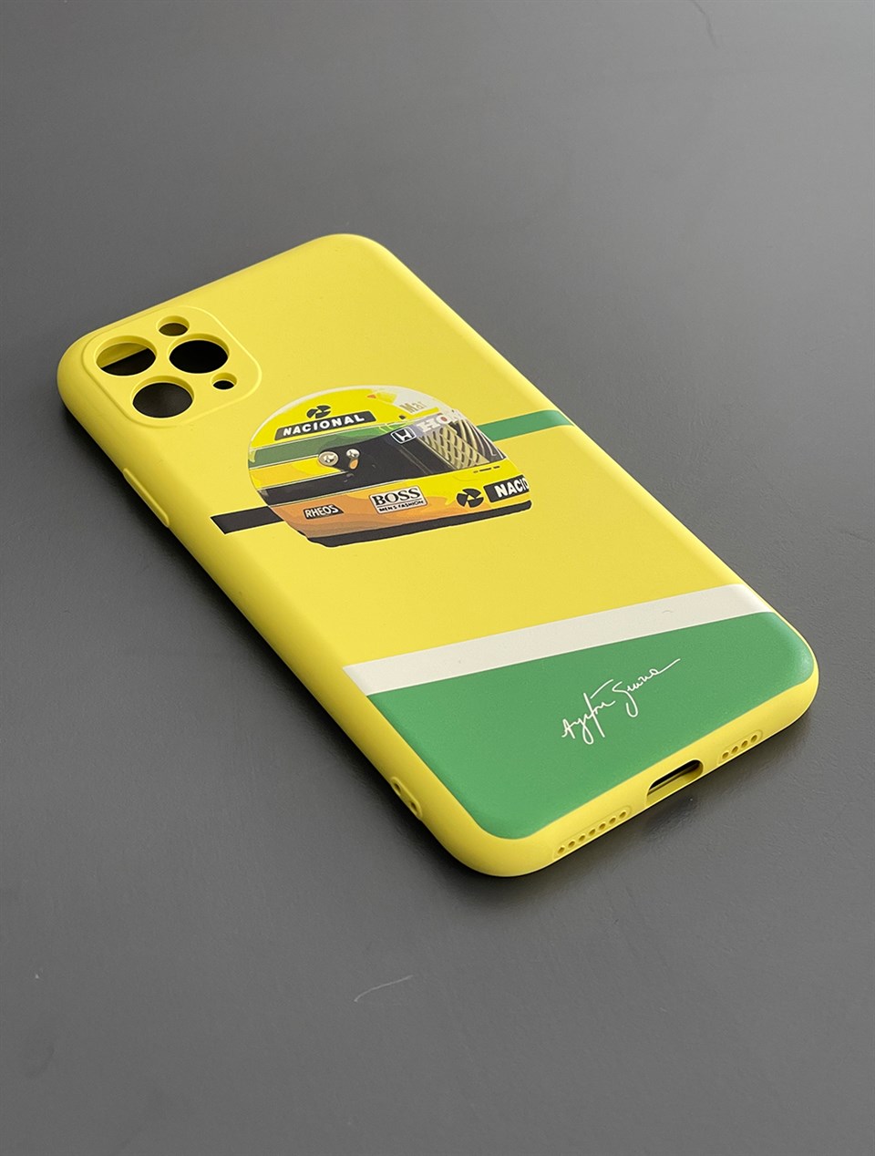 Ayrton Senna Iphone 11 PRO MAX Uyumlu Silikon Kılıf