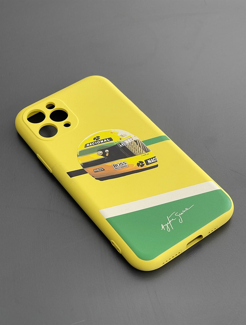 Ayrton Senna Iphone 11 PRO Uyumlu Silikon Kılıf