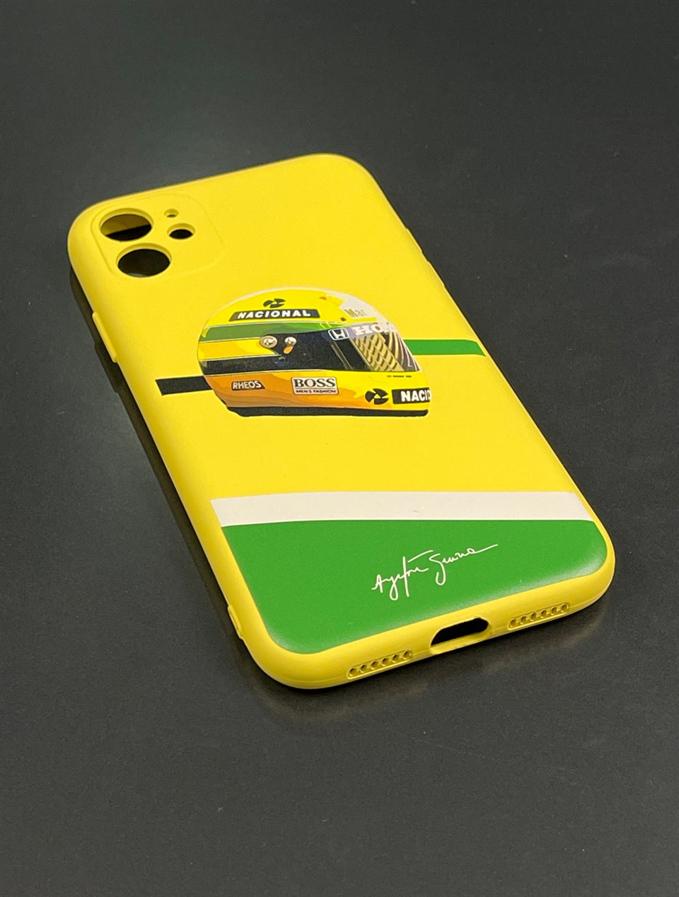 Ayrton Senna Iphone 11 Uyumlu Silikon Kılıf