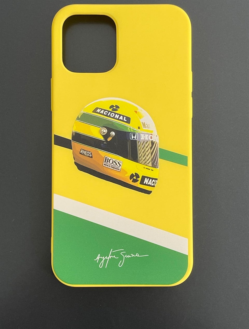 Ayrton Senna Iphone 12 MİNİ Uyumlu Silikon Kılıf