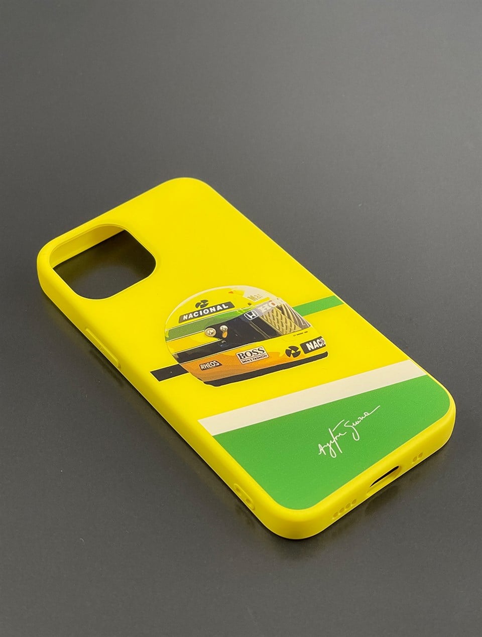 Ayrton Senna Iphone 13 MİNİ Uyumlu Silikon Kılıf