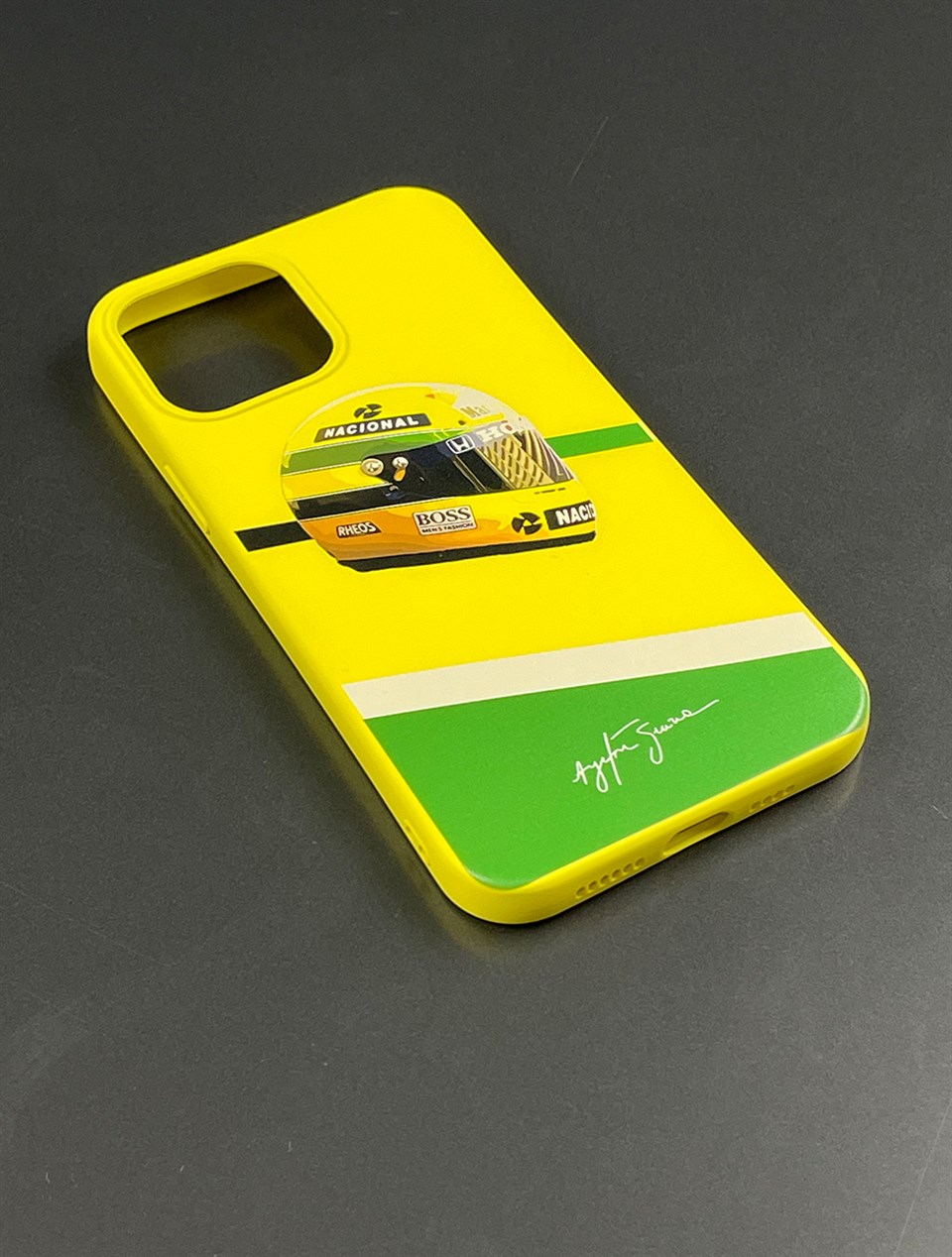 Ayrton Senna Iphone 13 PRO MAX Uyumlu Silikon Kılıf
