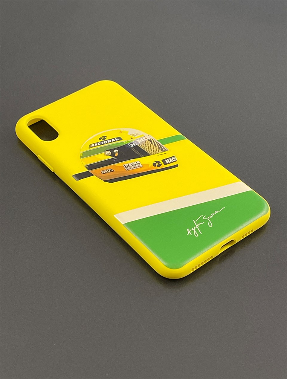 Ayrton Senna Iphone XMAX Uyumlu Silikon Kılıf