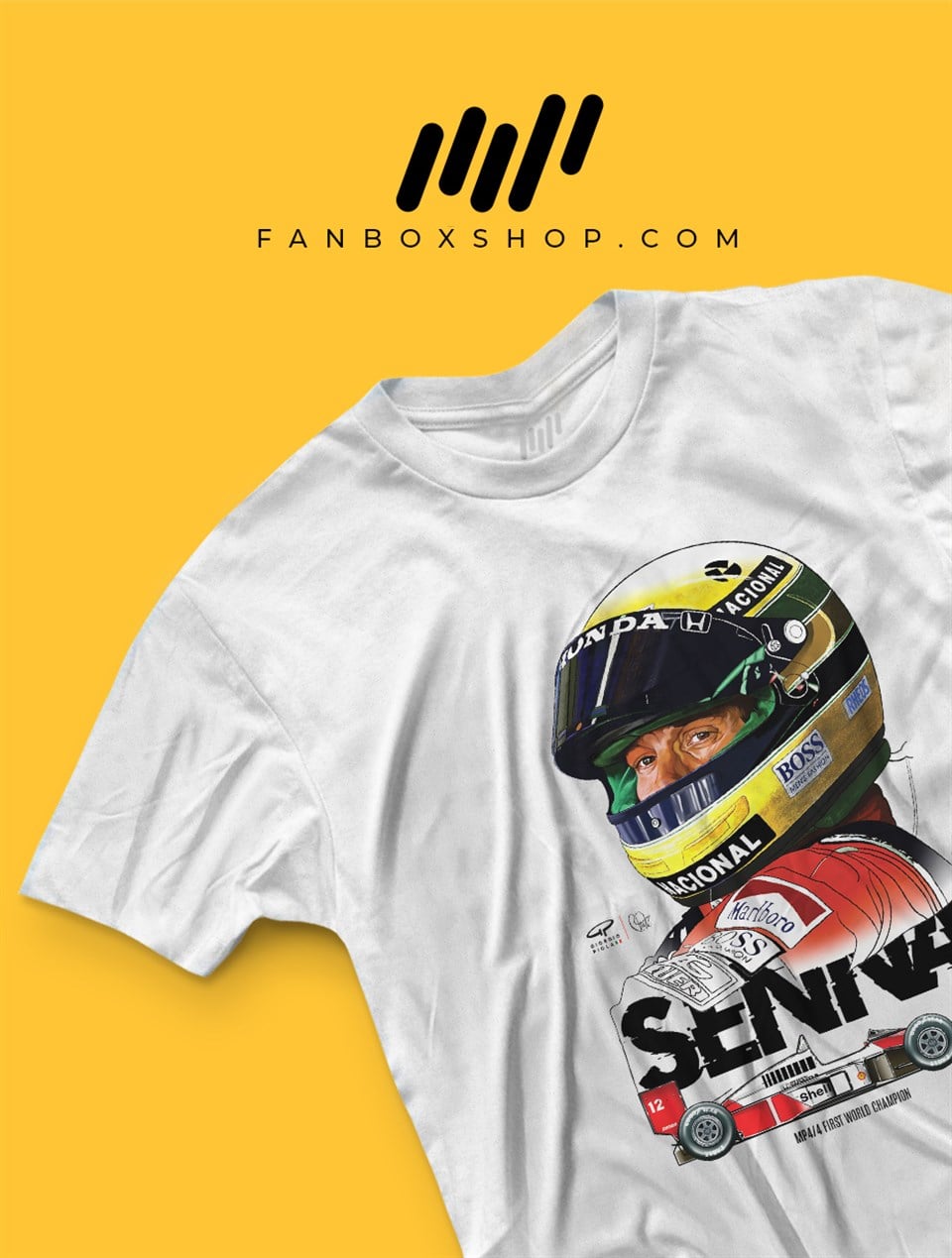 Ayrton Senna McLaren MP4/4 T-shirt