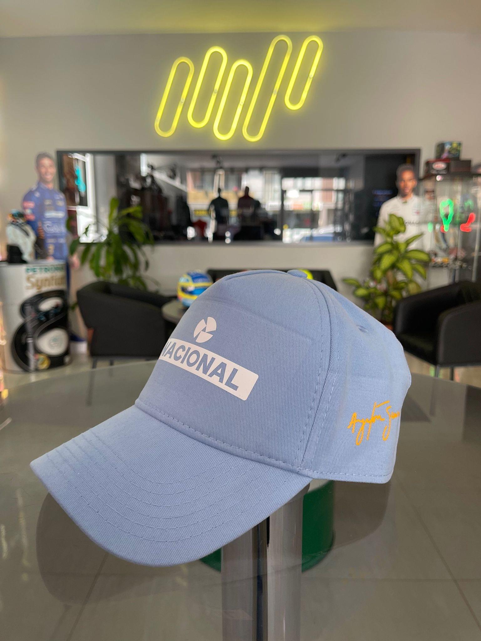 Ayrton Senna Nacional İmza Şapka kırmızı Şapka