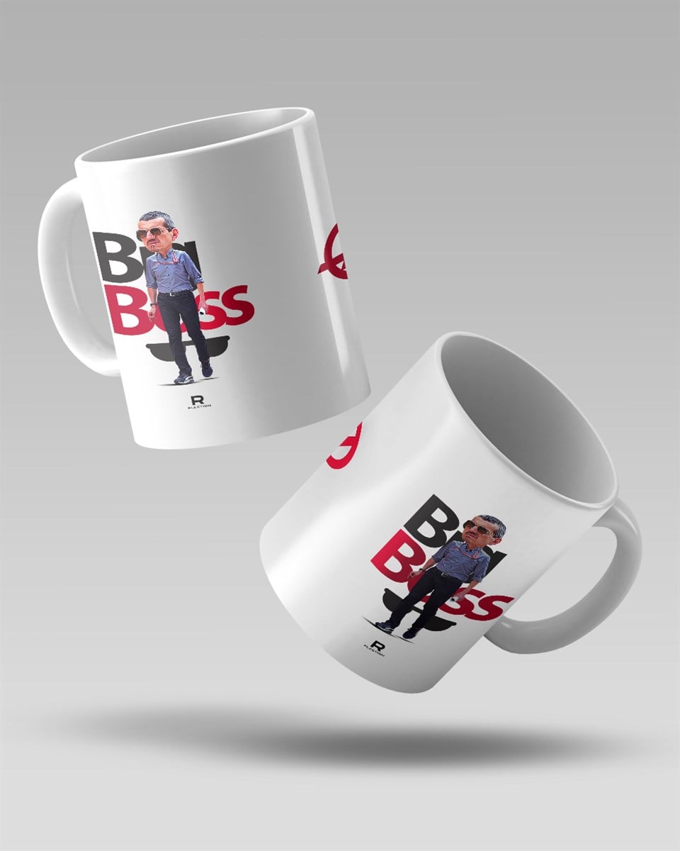 Big Boss Guenther Steiner Beyaz Kupa Bardak