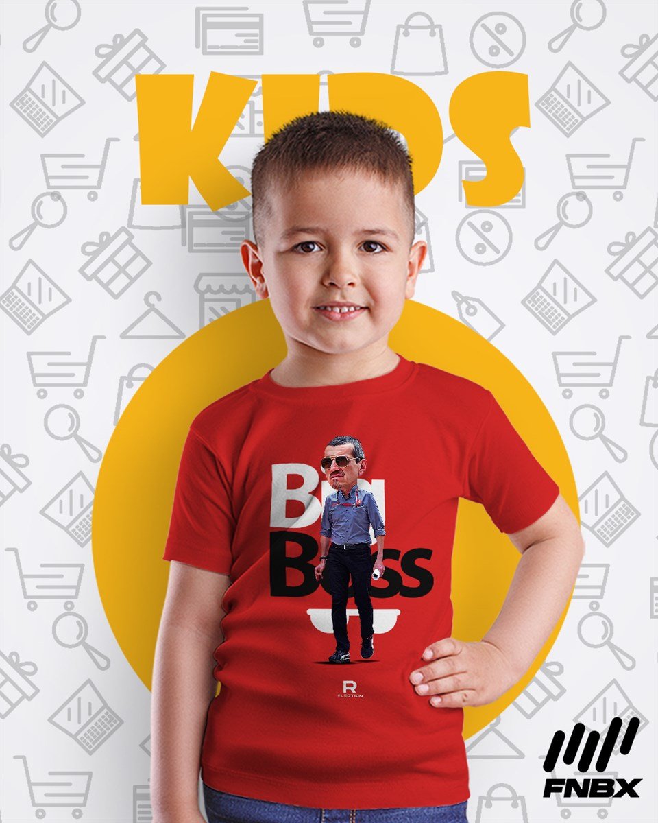 Big Boss Guenther Steiner T-Shirt Çocuk