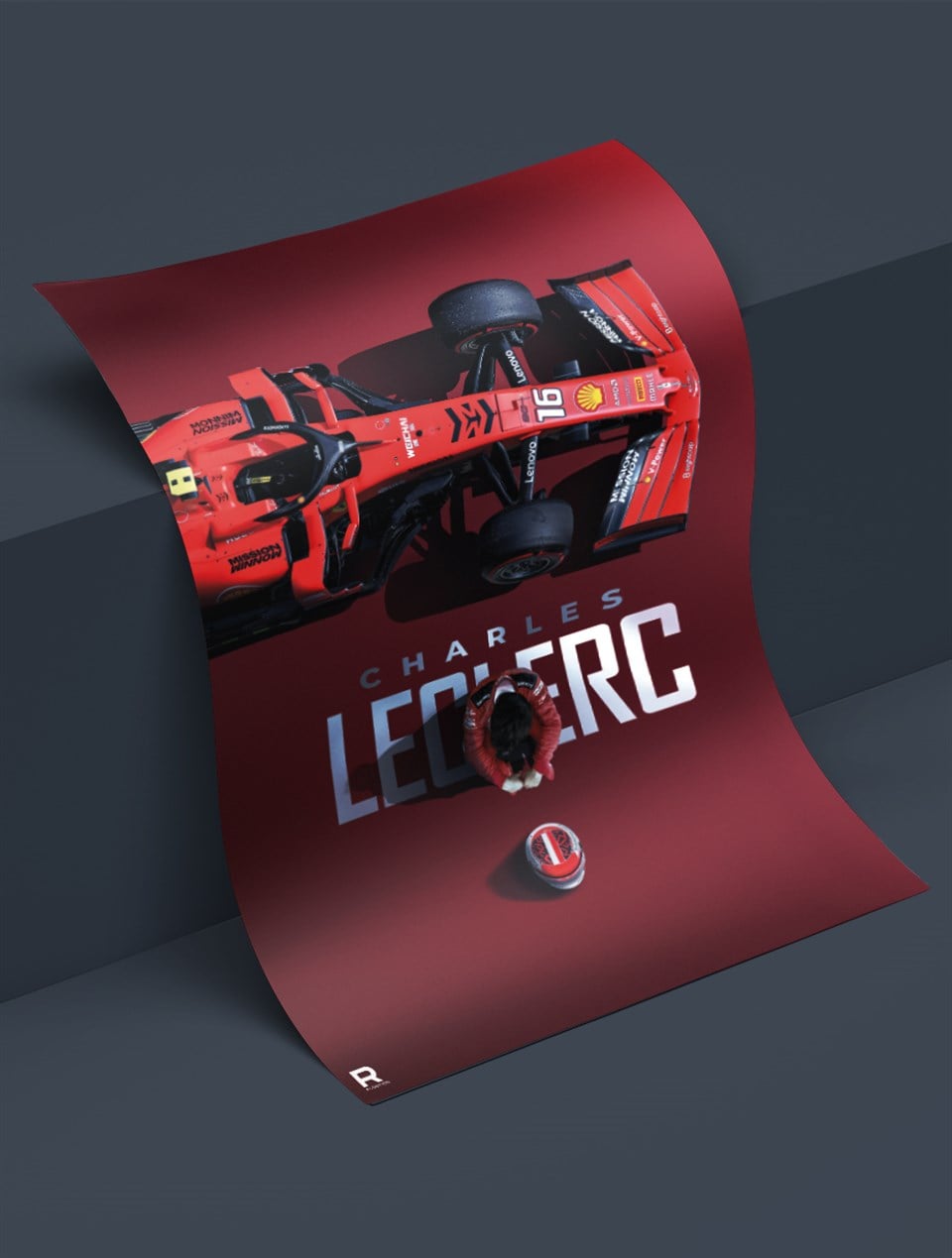 Charles Leclerc Flyer Poster