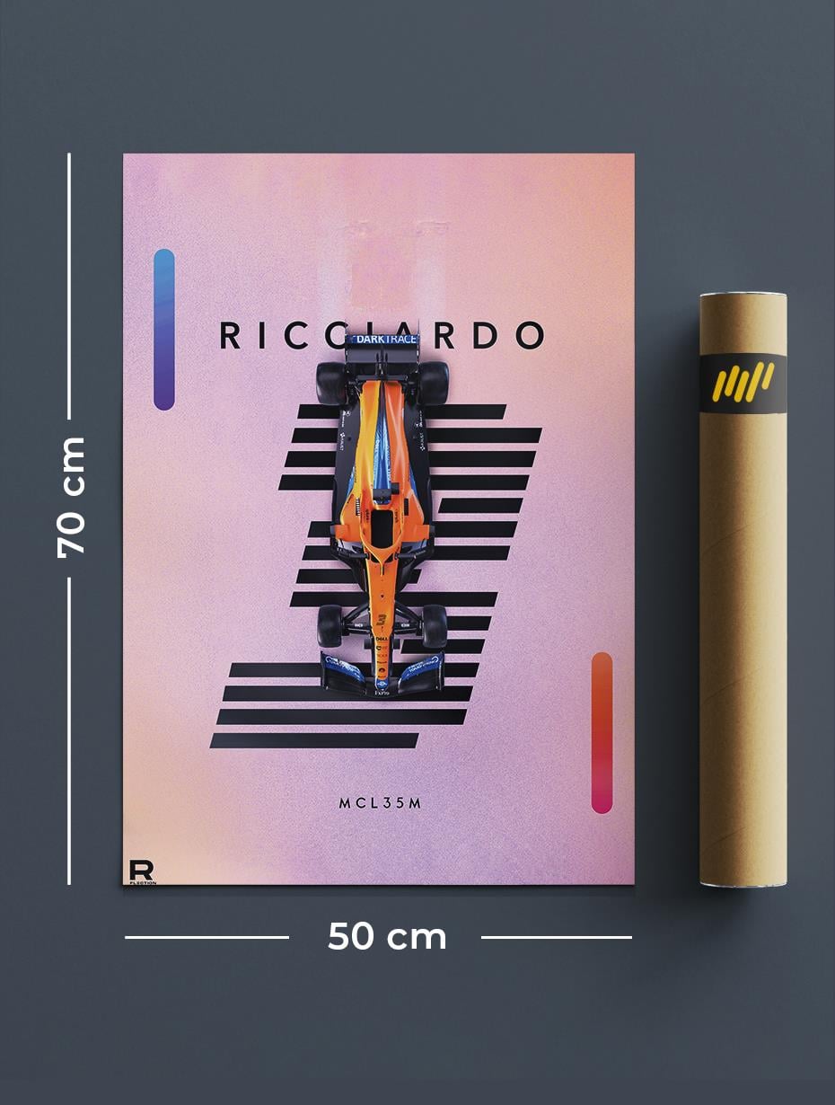 Daniel Ricciardo 3 Flyer Poster