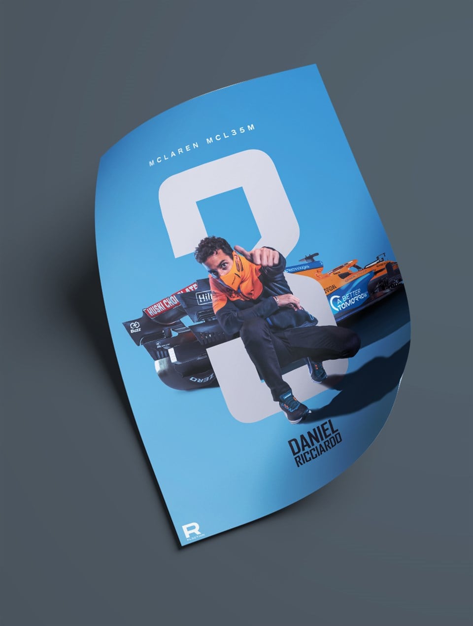 Daniel Ricciardo Flyer Poster