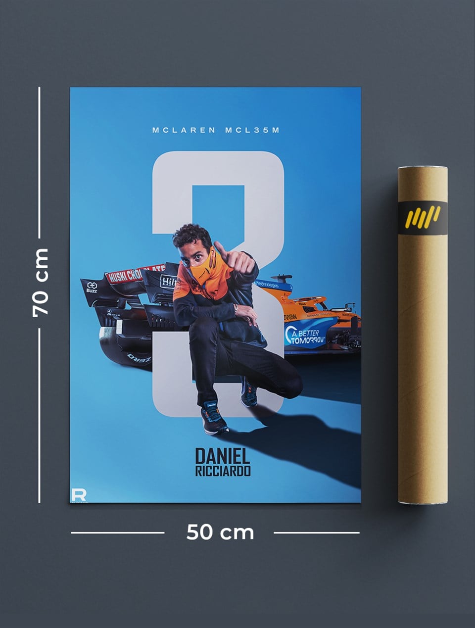 Daniel Ricciardo Flyer Poster
