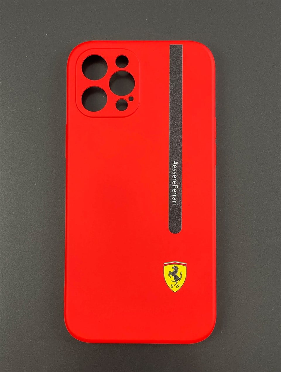 essereFerrari Scuderia Ferrari Iphone 12 PRO MAX Uyumlu Silikon Kılıf