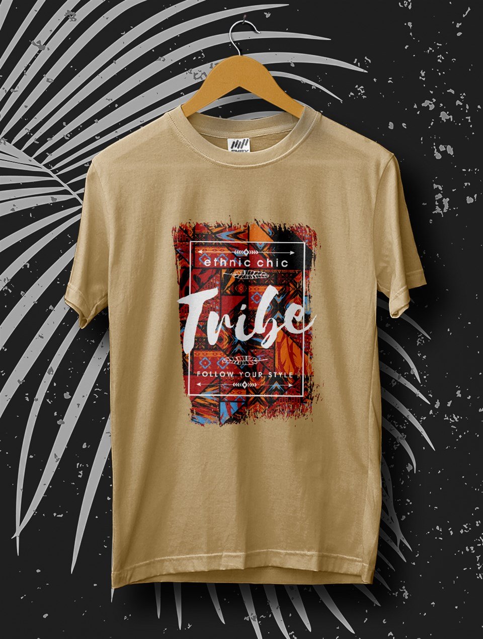 Ethnic Oversize Tshirt Hardal