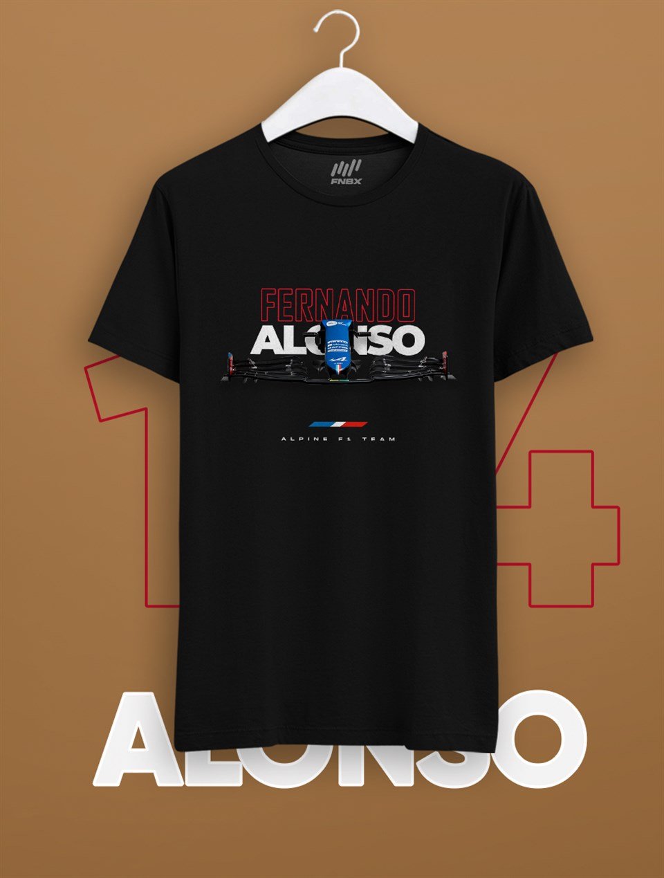 Fernando Alonso Alpine F1 T-shirt