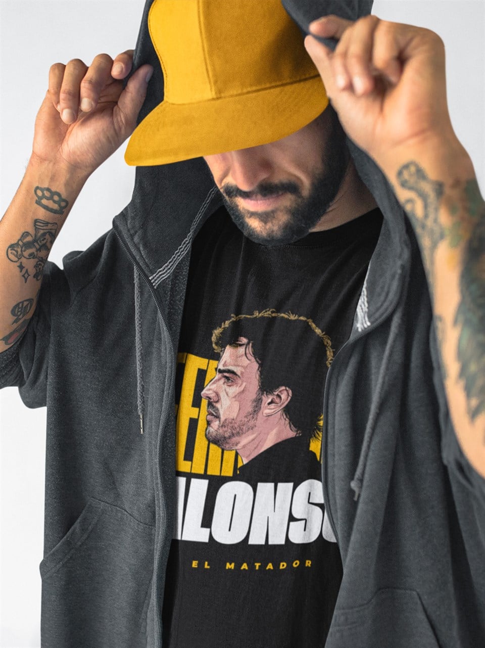 Fernando Alonso el Matador Siyah T-Shirt 