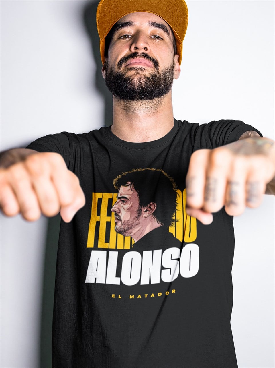 Fernando Alonso el Matador Siyah T-Shirt 