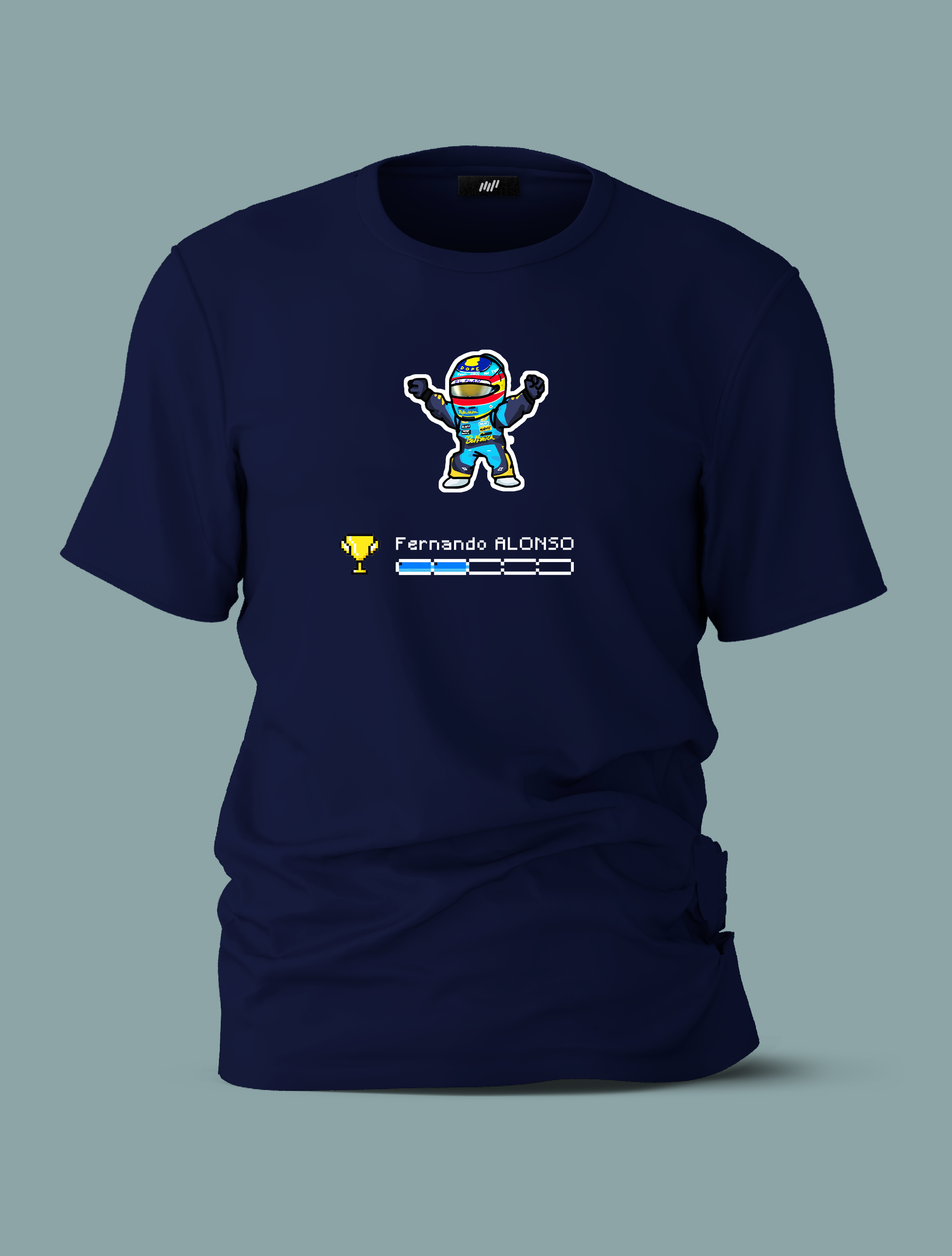 Fernando Alonso Pixel Art T-Shirt