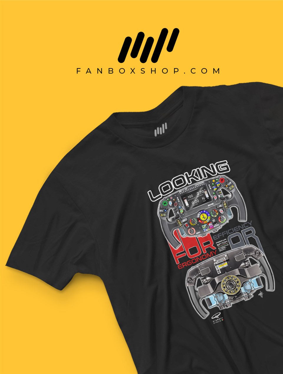 Ferrari Looking For Ergonomy Or Efficiency T-Shirt