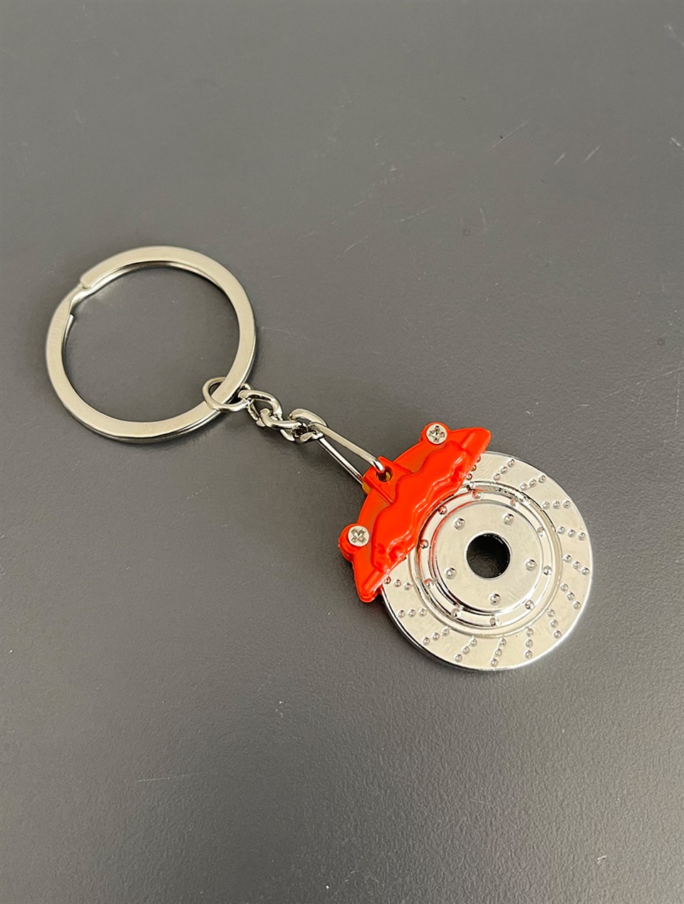 Fren Diski Anahtarlık Metal Dönebilen