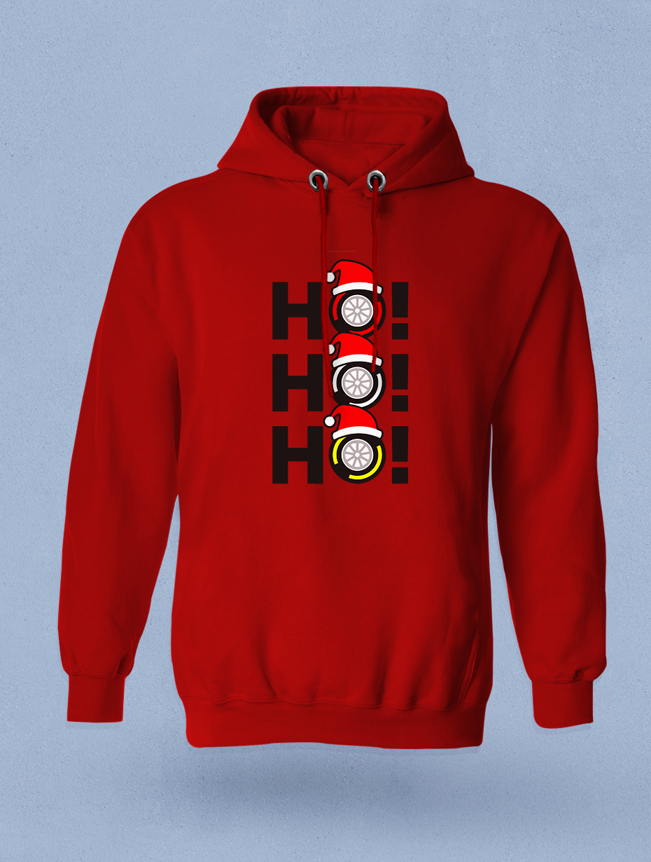 Ho Ho Ho  Kırmızı Sweatshirt Hoodie