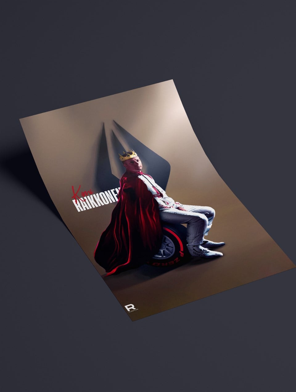 Kimi Raikkonen Flyer Poster