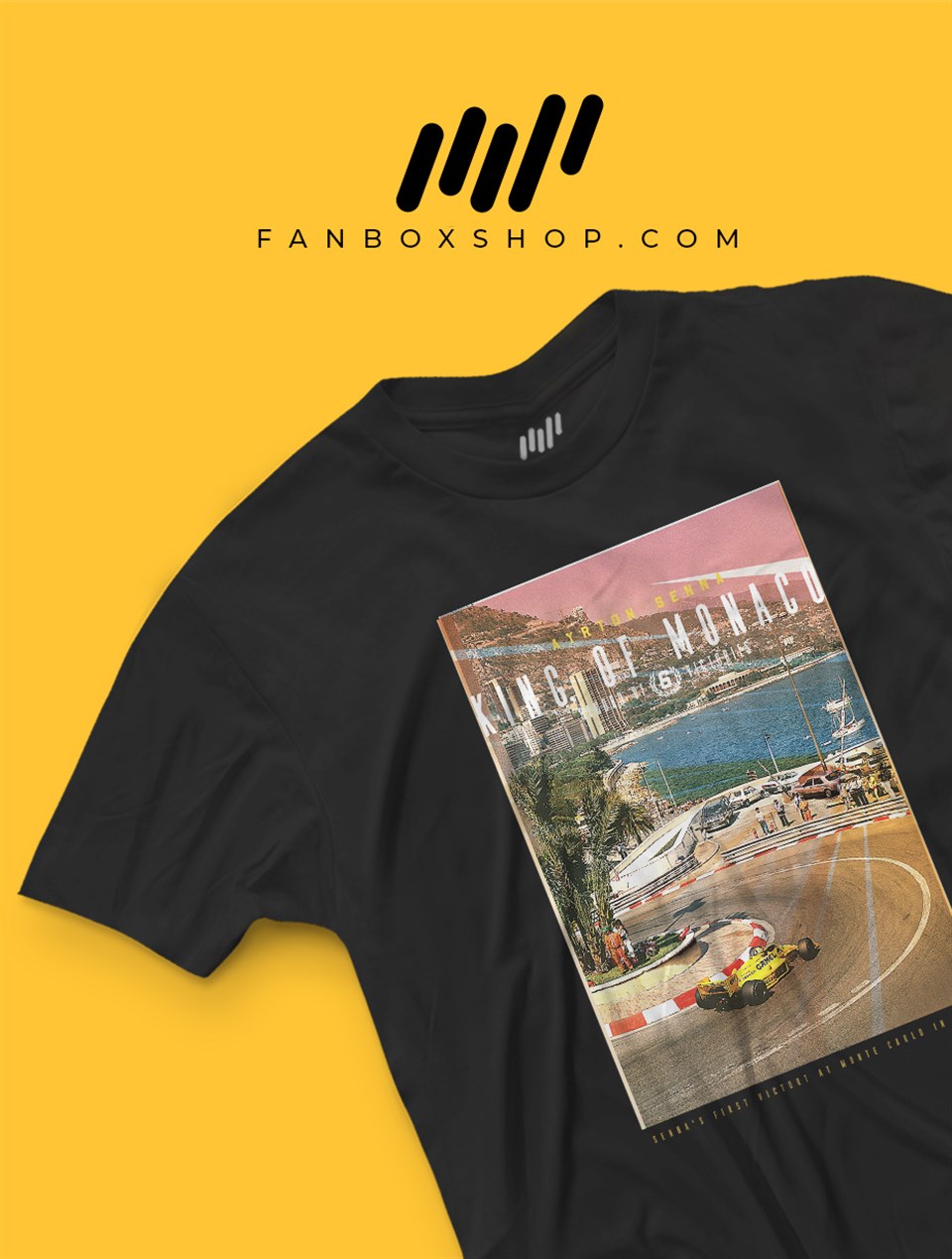 King Of Monaco Ayrton Senna T-Shirt