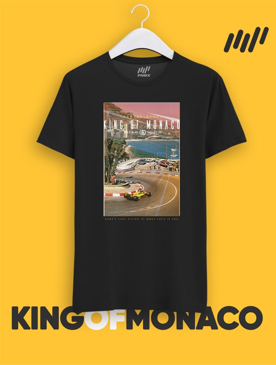 King Of Monaco Ayrton Senna T-Shirt
