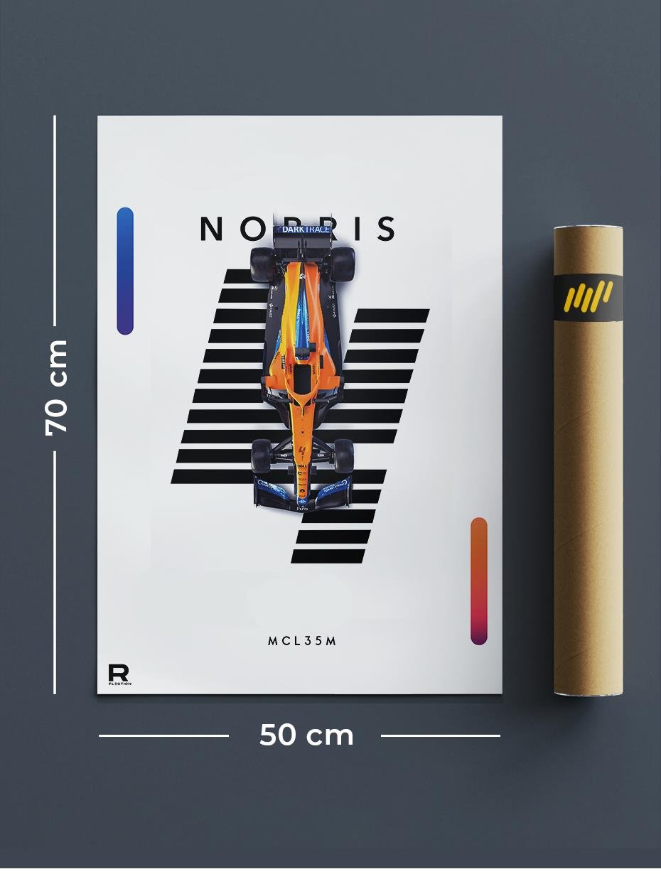 Lando Norris 4 Flyer Poster