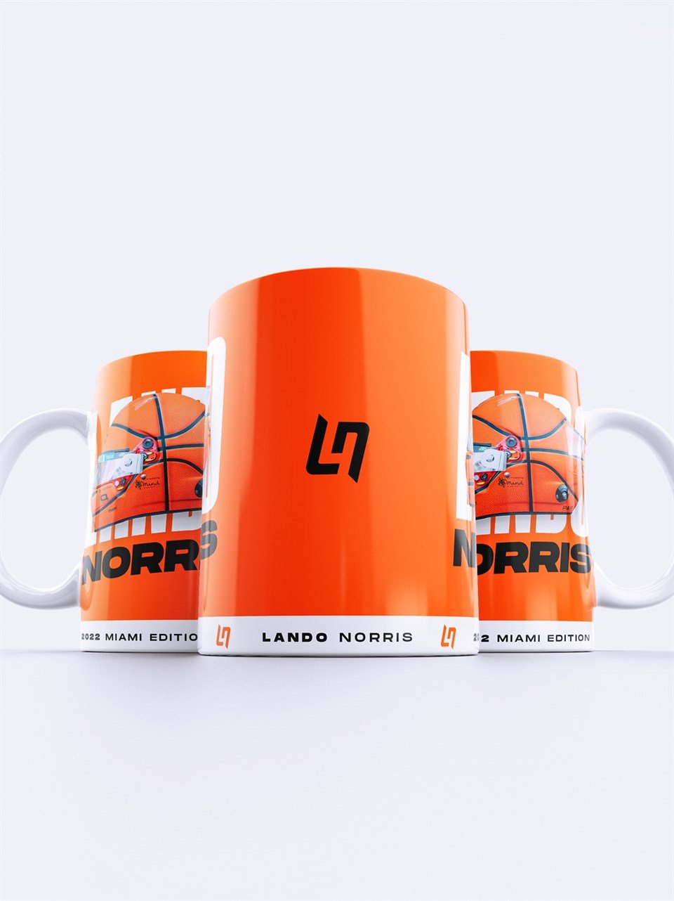 Lando Norris Miami Helmet Kahve Kupa Bardak