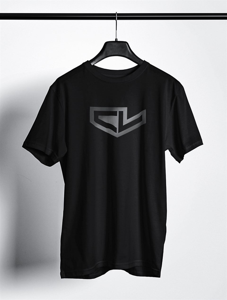 Leclerc Logo Siyah T-Shirt
