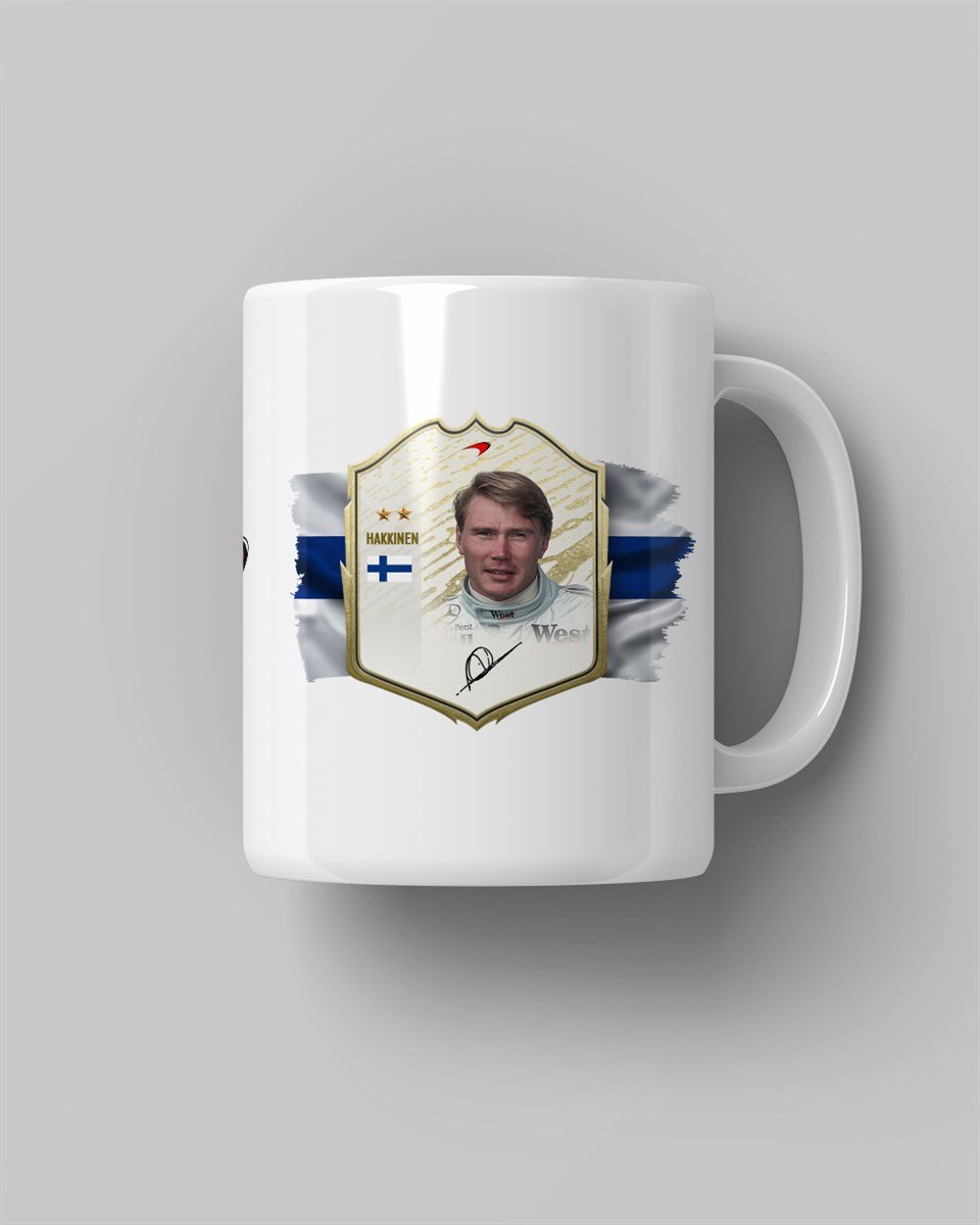 Legend Serisi 6`lı Set RFL Baskılı Beyaz Kupa Bardak