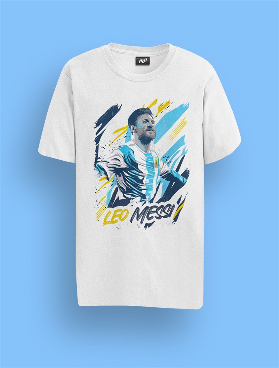 Leo Messi Beyaz T-Shirt
