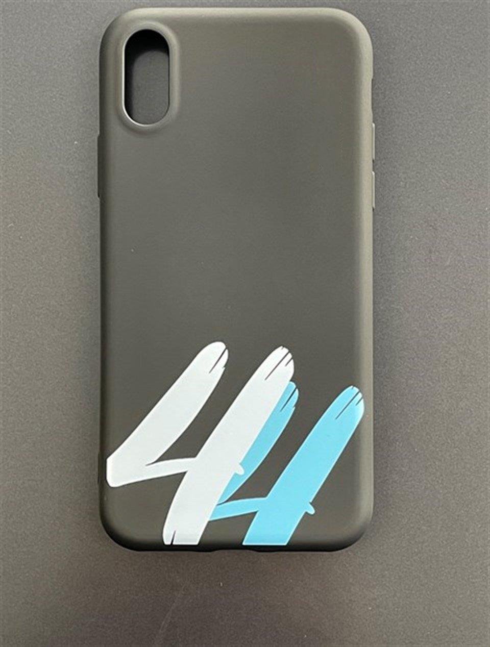 Lewis Hamilton 44 Siyah Iphone XS MAX Uyumlu Silikon Kılıf