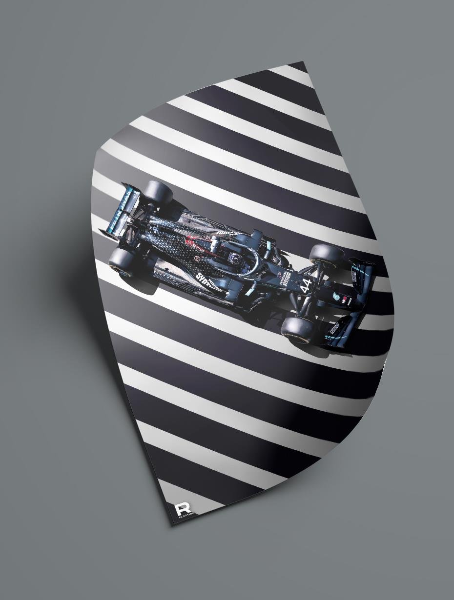 Lewis Hamilton Flyer Poster