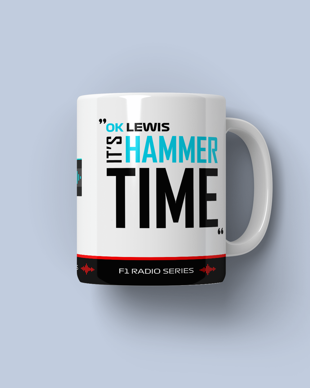 Lewis Hamilton Hammer Time Radio Baskılı Kahve Kupa Bardak