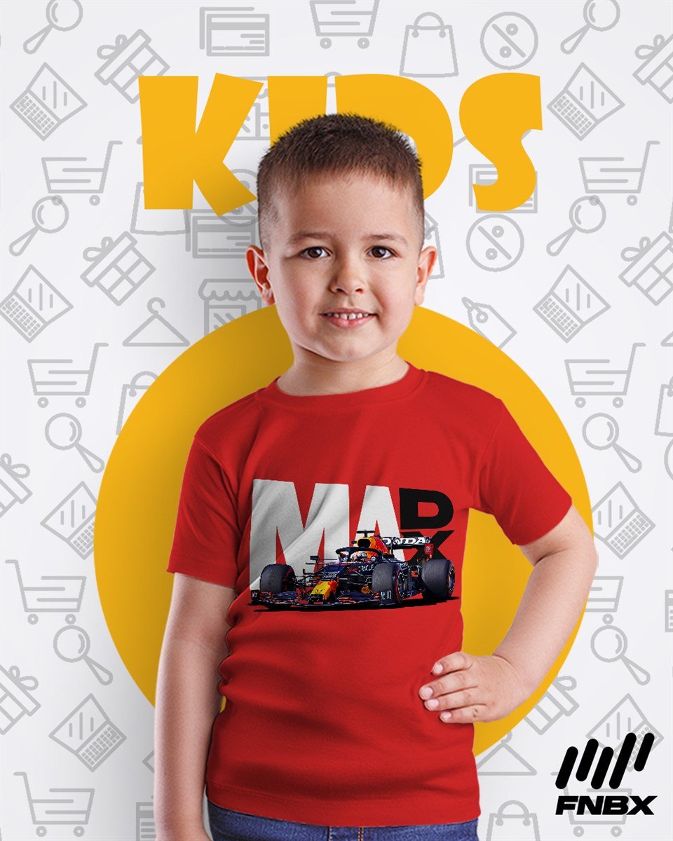Max Verstappen Mad Max T-Shirt Çocuk