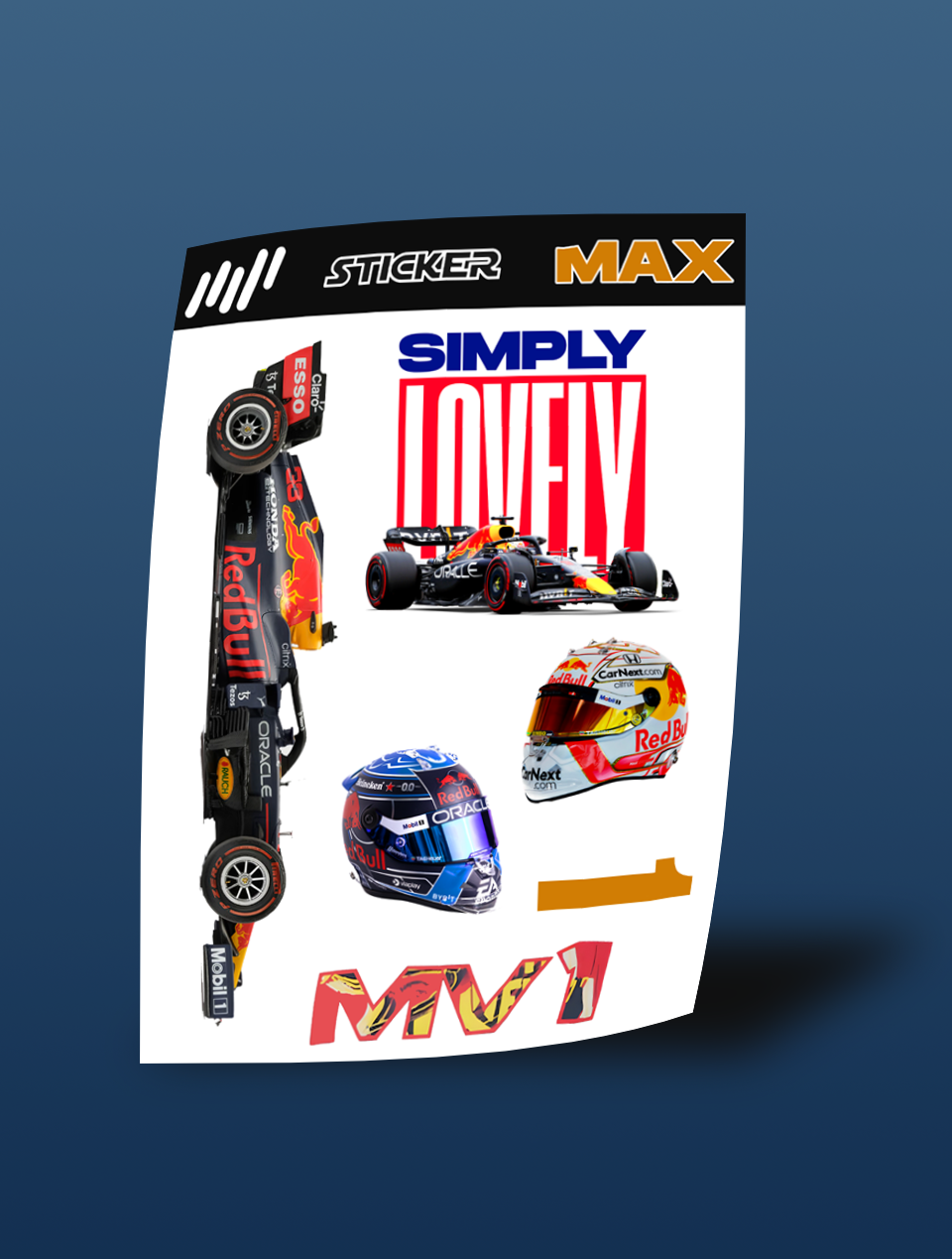 Max Verstappen Stıcker